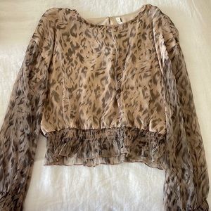 Glam shimmery blouse